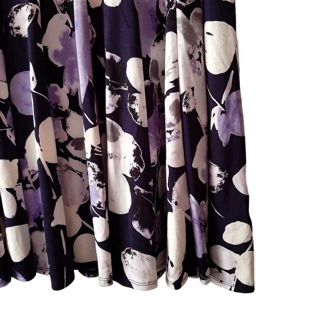 Women Rabbit Rabbit Rabbit Design Floral Dress- Size 14 - Picture 5 of 6